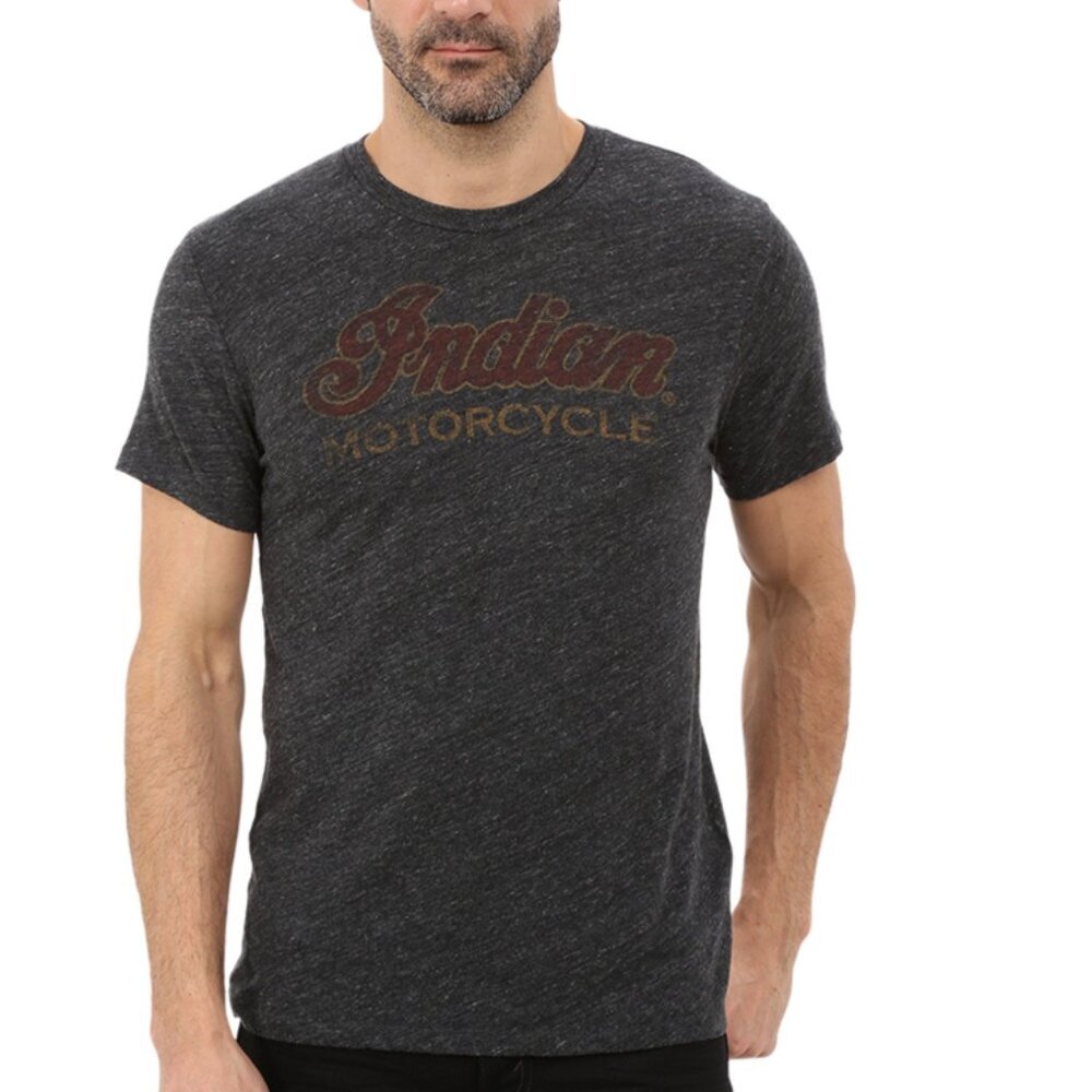 Lucky Brand Indian Motorcycle Graphic Tee Men’s Size M Vintage Style Biker Tee